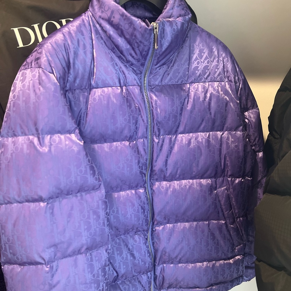 Christian Dior oblique puffer jacket
